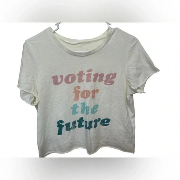 Women's Voting For The Future Graphic T-Shirt-Grayson Threads - Picture 1 of 5